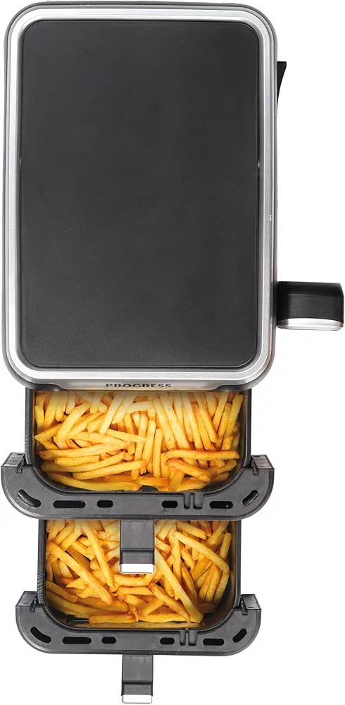 ⭐️STAR BUY⭐️ Progress 9lt Dual Tier Air Fryer LED Display, Viewing Window - Image 7