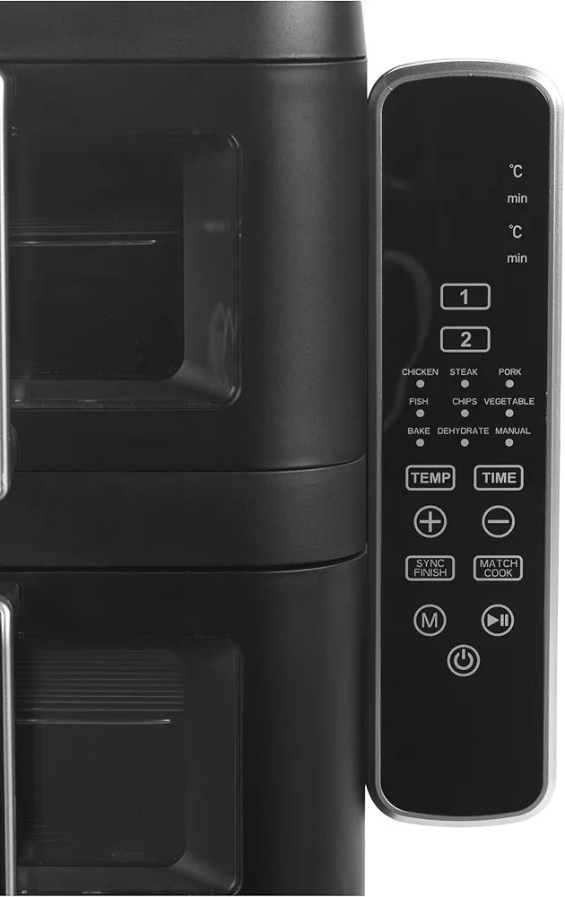 ⭐️STAR BUY⭐️ Progress 9lt Dual Tier Air Fryer LED Display, Viewing Window - Image 8