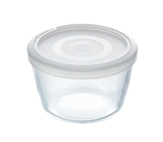 Pyrex Round Dish 0.6lt +Lid
