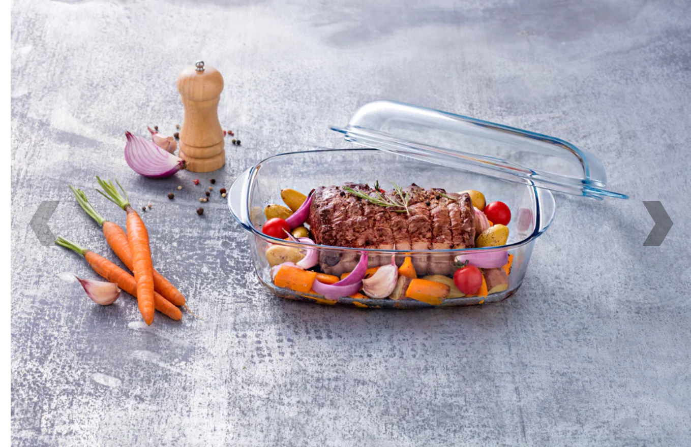 Pyrex slow cook casserole with lid 6.7L - Image 2