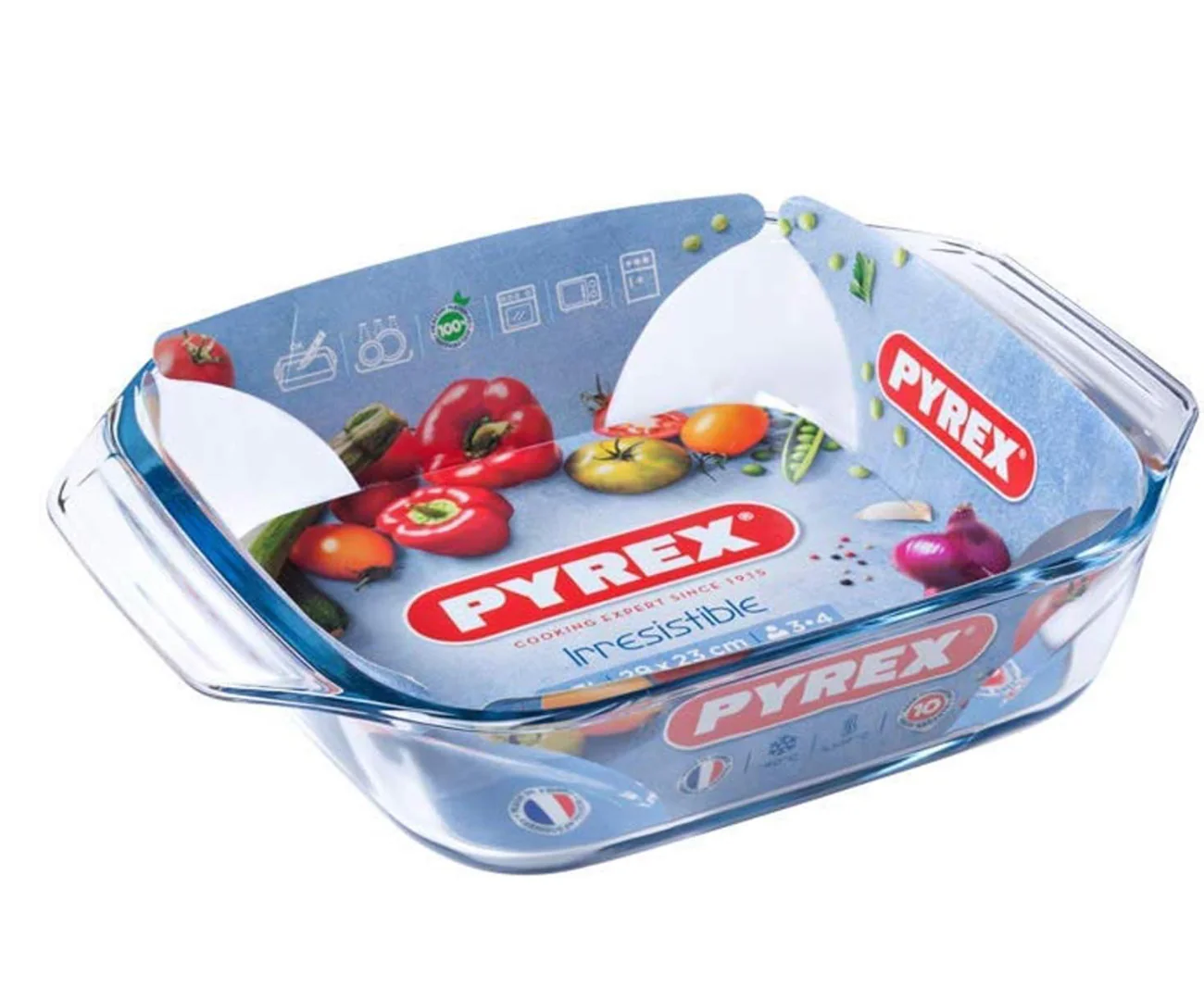 Pyrex Square Roaster 29x23Cm