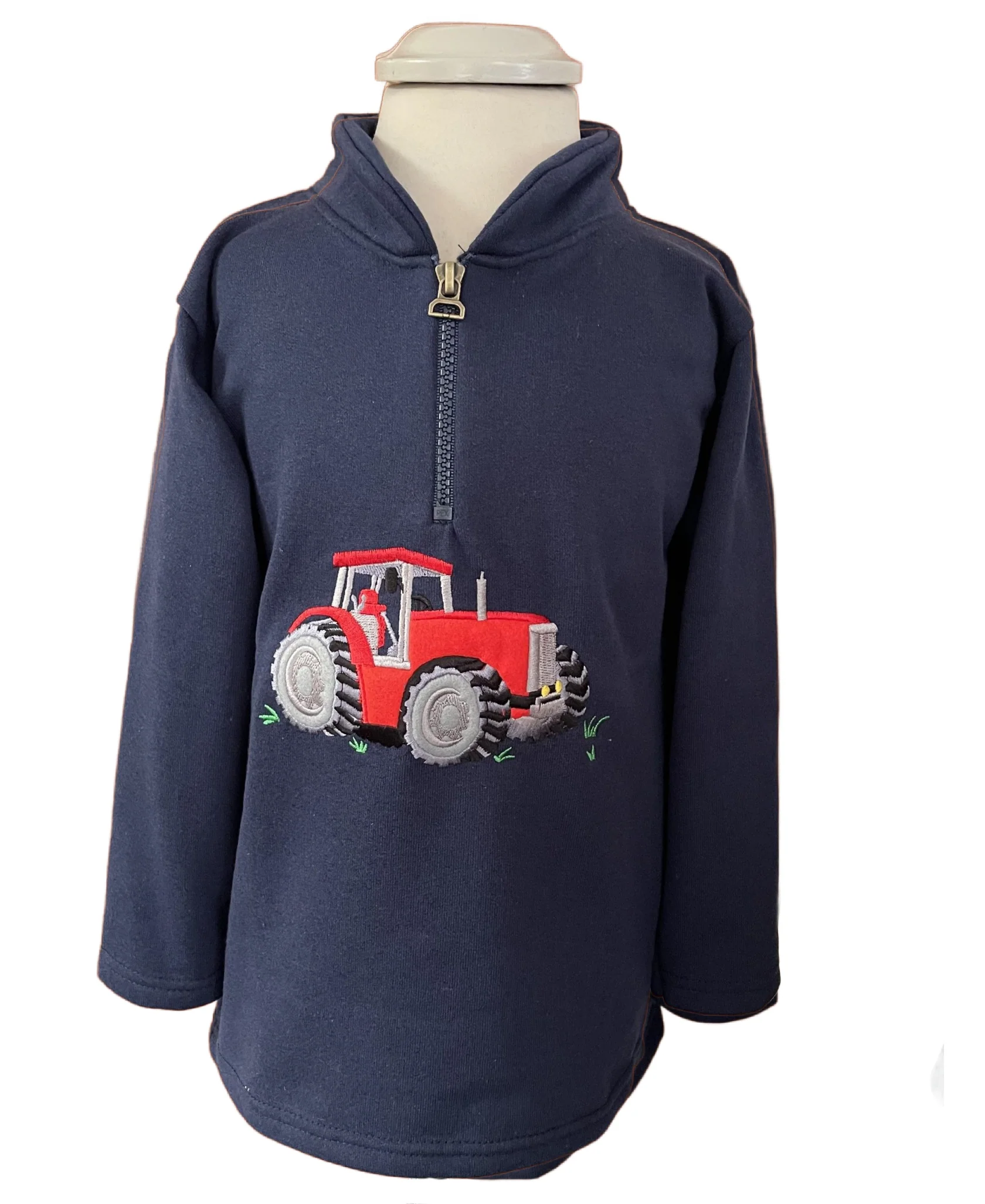 Ramblers 4SK03 Age2-3 Red Tractor Sweatshirt – Navy