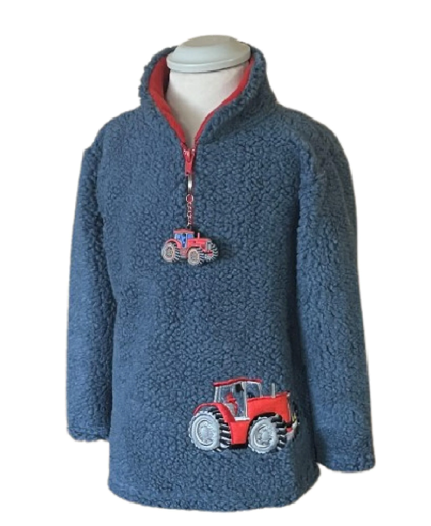 Ramblers R1343 Red Tractor Dangly Denim 3Years