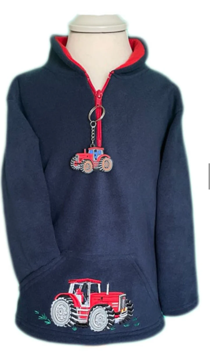 Ramblers Red Tractor Pocket Navy Age 6-7yr K23K7