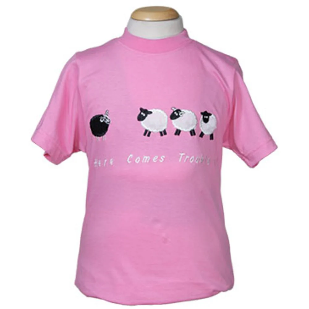 Ramblers RT35 Age 3-4 T-Shirt Here Comes Trouble