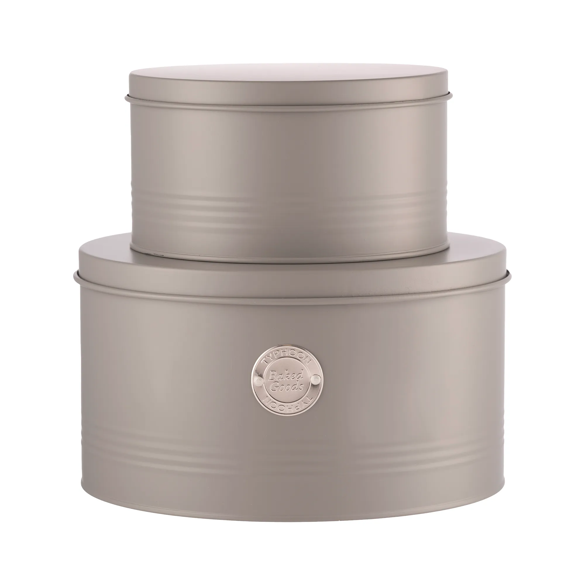 Typhoon Living Grey Set Of 2 Cake Tins