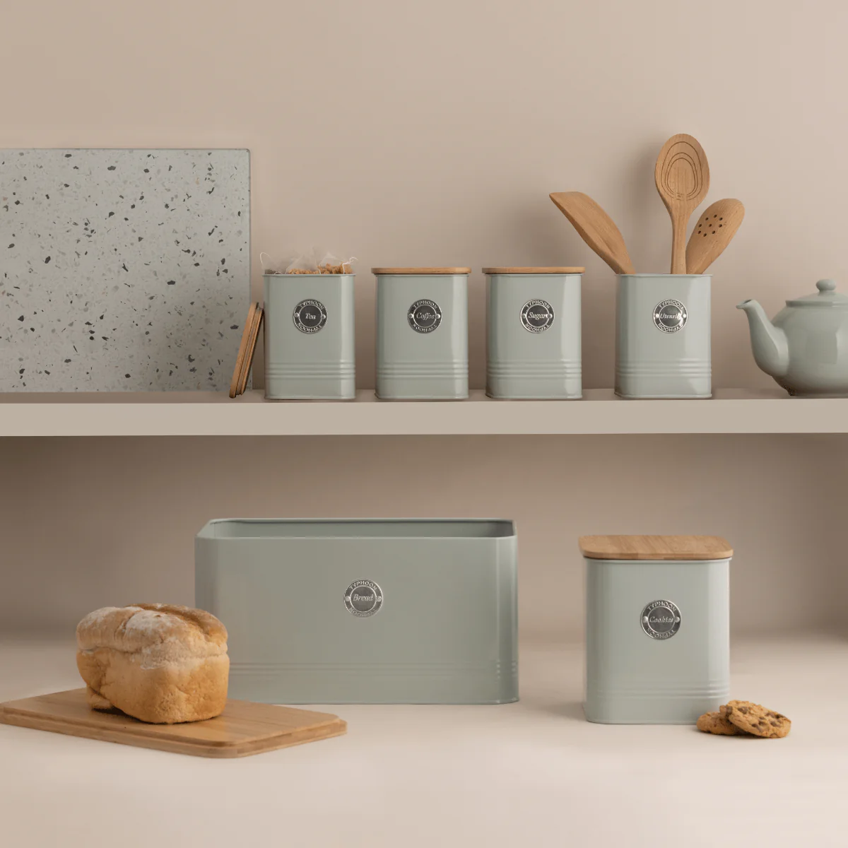 Typhoon Living Duck Egg Bread Bin 9lt - Image 2