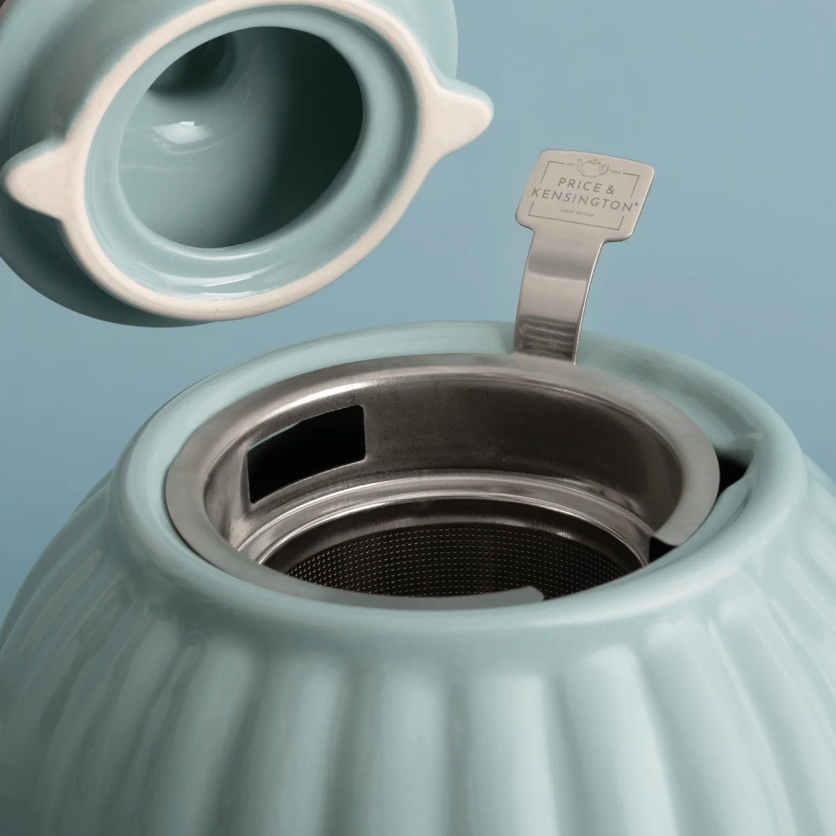 RAY Luxe 6 Cup Teapot Duckegg - Image 3