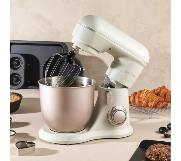 Salter Bakes 1300W Stand Mixer Cream - Image 2