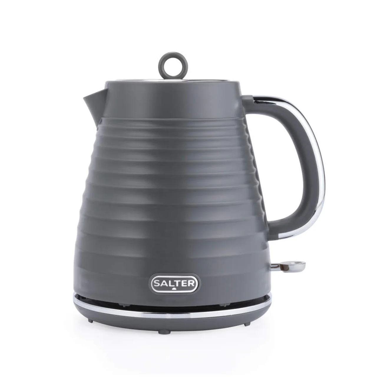 Salter Ripple Texture Kettle Grey