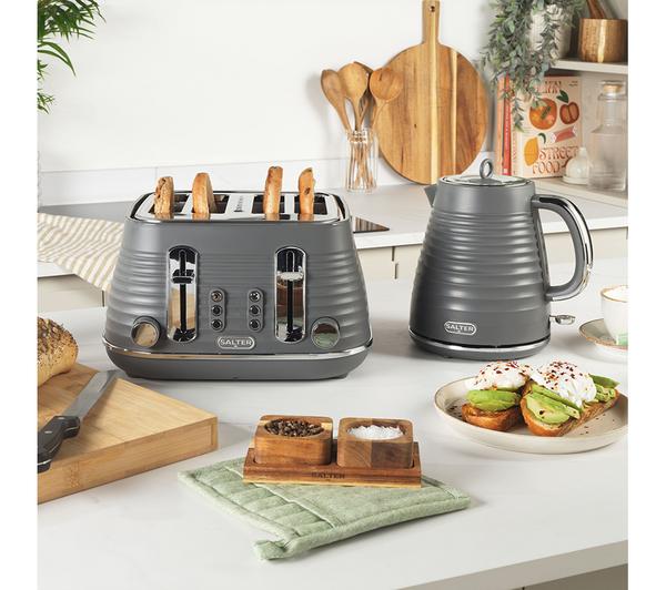 Salter Ripple Texture Kettle Grey - Image 2