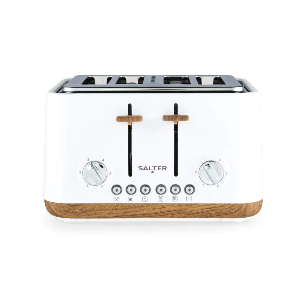 Salter Toronto 4 Slice Toaster White