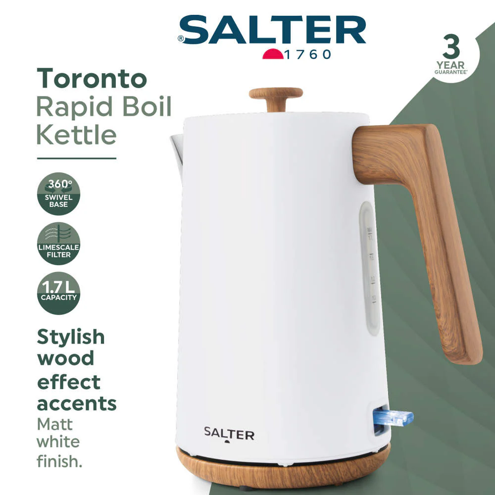 Salter Toronto Rapid Boil Kettle White - Image 2