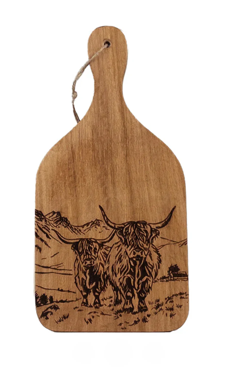 Selbrae Oak Hanging Paddle Small Scenic Highland