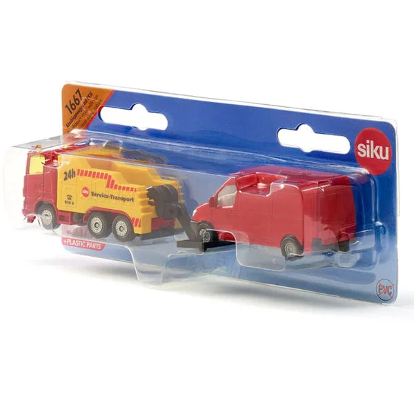SIKU 1:87 BREAKDOWN TRUCK WITH VAN - Image 2