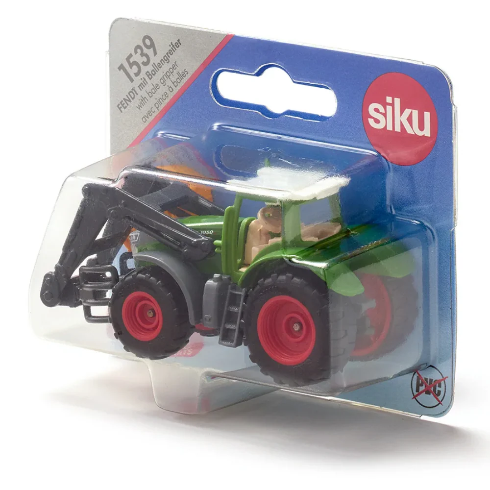 SIKU 1:87 FENDT TRACTOR W/BALE GRIPPER - Image 2
