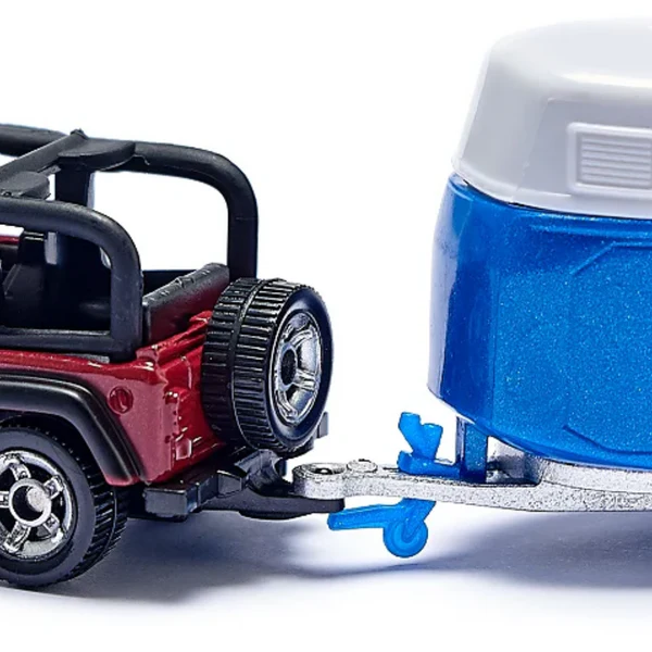 SIKU 1:87 JEEP with HORSE TRAILER - Image 2