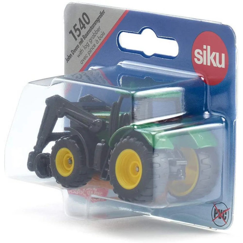 SIKU 1:87 JOHN DEERE TRACTOR W/LOG GRABBER - Image 3