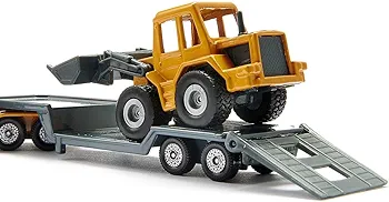 SIKU 1:87 LOW LOADER WITH FRONT LOADER - Image 2
