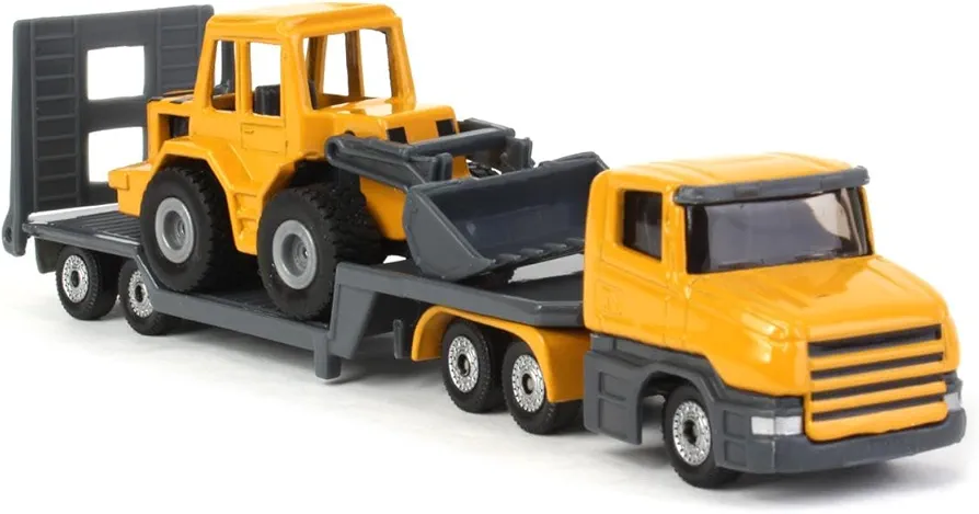 SIKU 1:87 LOW LOADER WITH FRONT LOADER - Image 4