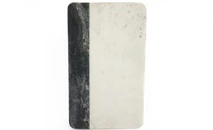 SIL 40X24CM WHITE+GRY MARBLE BOARD