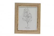 Sil 8x10 White Edge &Wood Frame