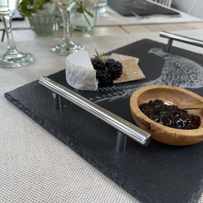Selbrae House Slate Serving Tray - Medium - Pheasant - Gift Boxed - Image 2