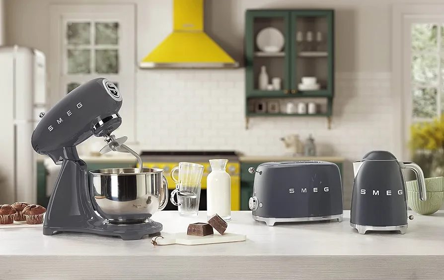 Smeg Retro 2 Slice Toaster - Slate Grey - Image 4