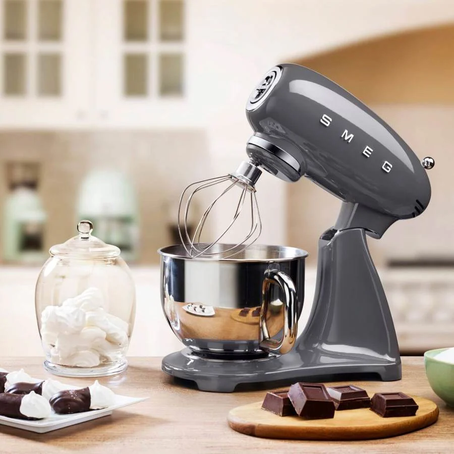Smeg Retro Design Stand Mixer in Slate Grey - Image 2