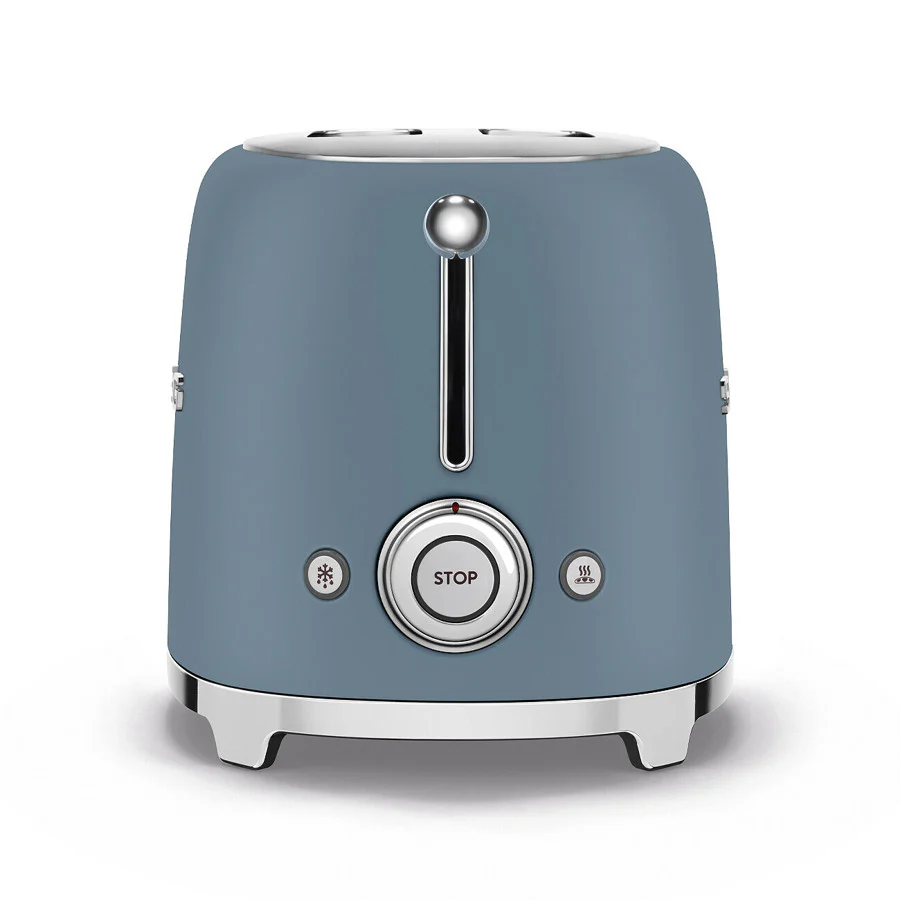 Smeg Two Slice Toaster in Matte Storm Blue - Image 4