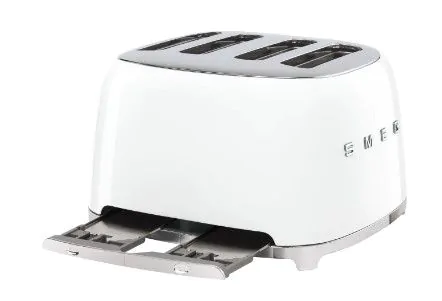 Smeg 4 Slice Retro Toaster - White - Image 3