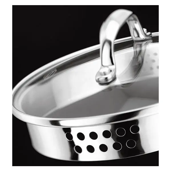 Stellar 7000 3 piece Draining Saucepan Set - Image 3