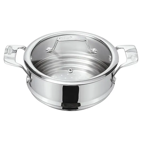 Stellar Steamer Insert With Glass Lid