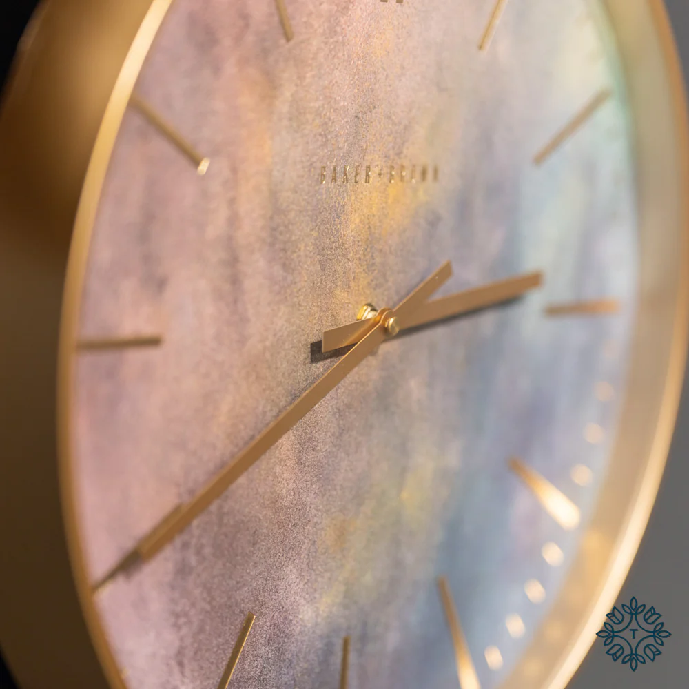 Tara BAKER AND BROWN GALAXY CLOCK INDIGO 40CM - Image 3