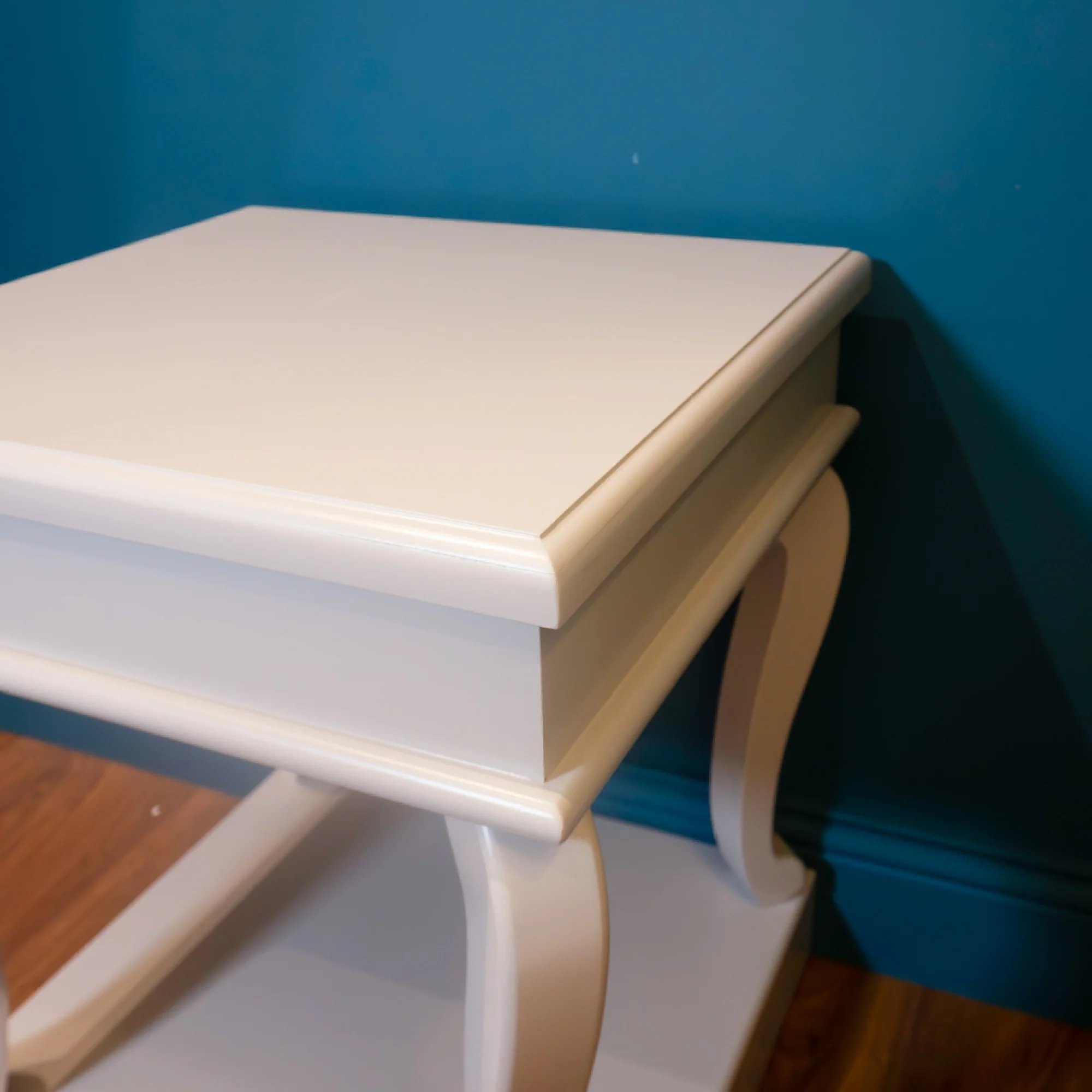 Tara Lane Scroll grey end table - Image 3