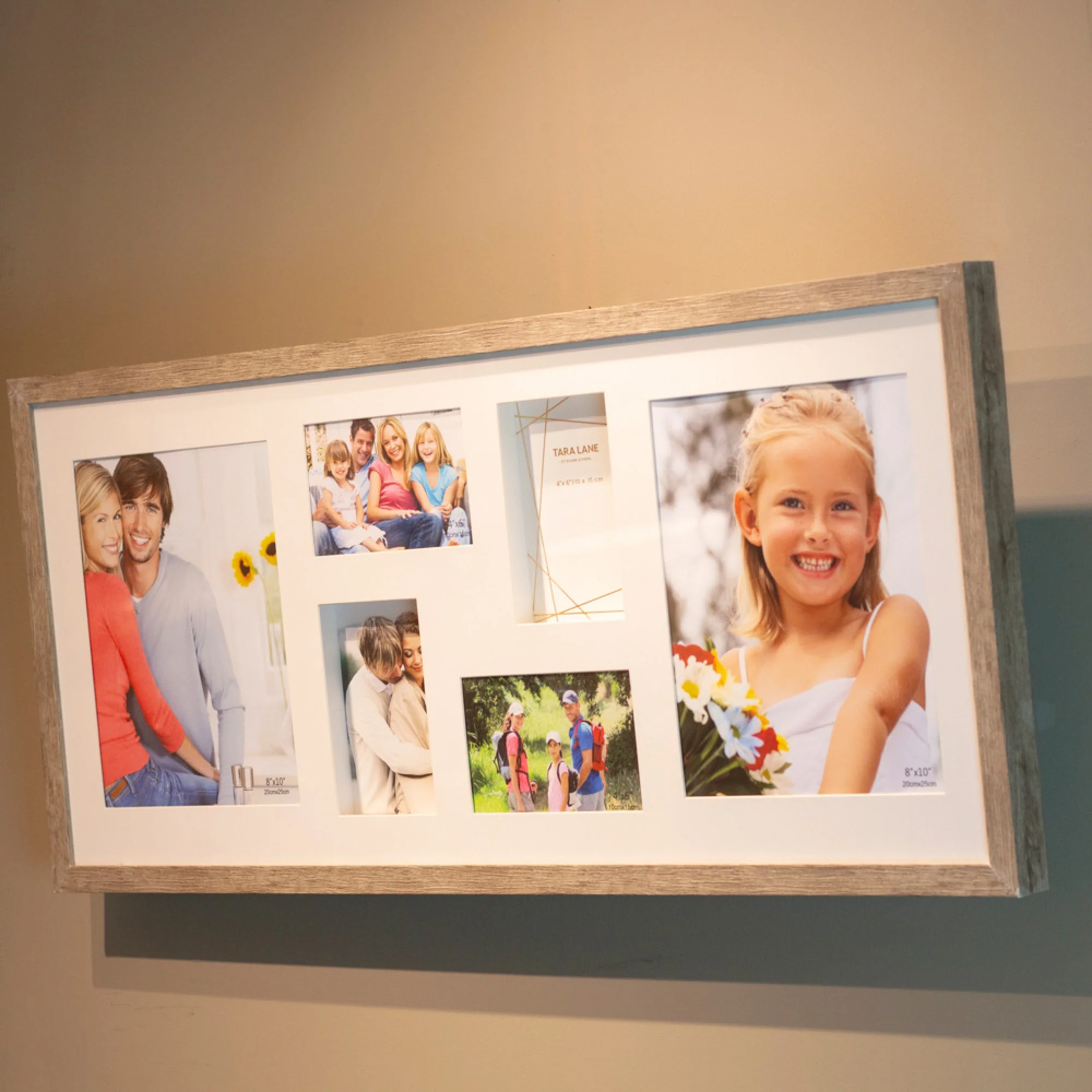 Tara Living Gallery Collage Rustic Oak 6 picture multi - Image 3