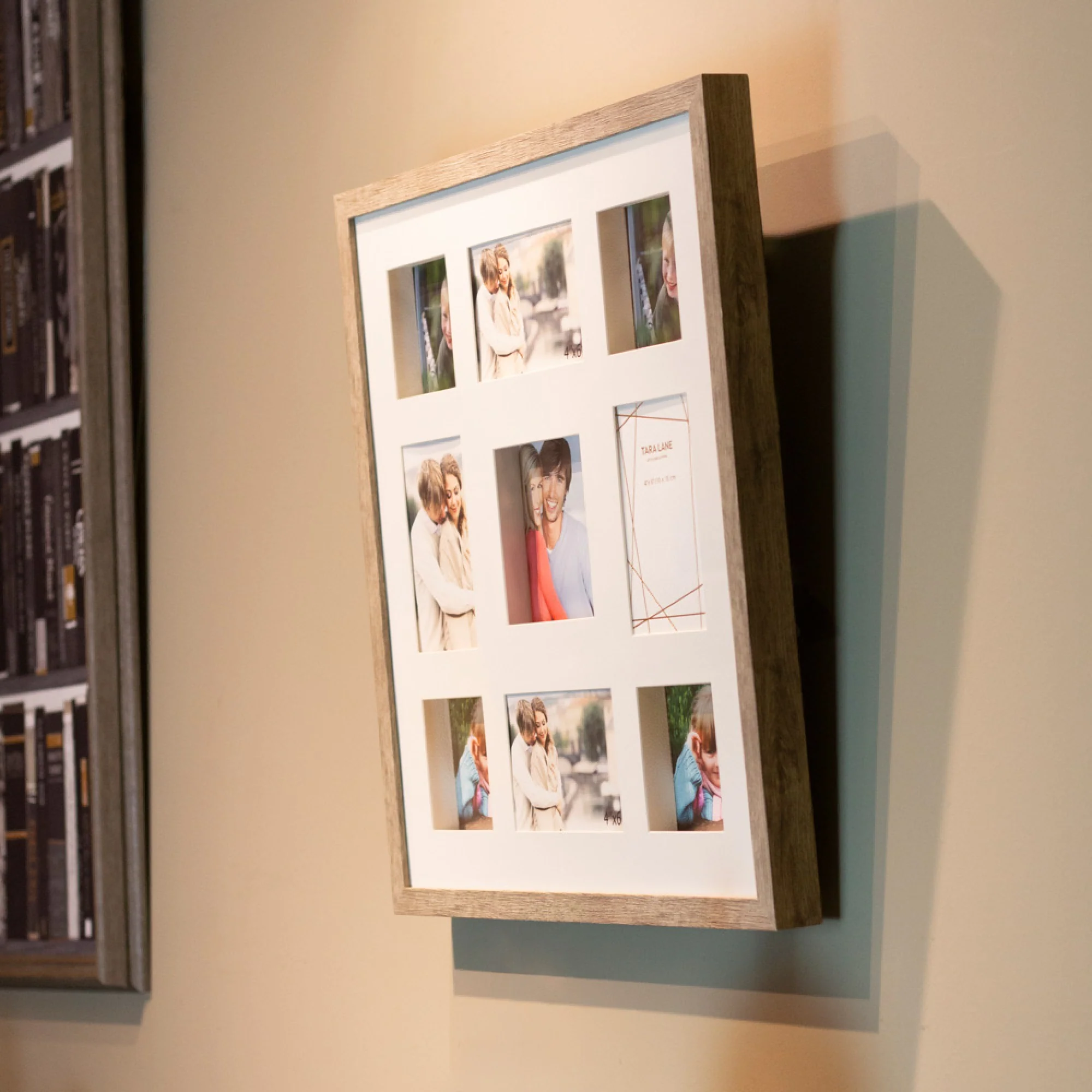 Tara Living Gallery Collage Rustic Oak 9 picture multi - Image 3