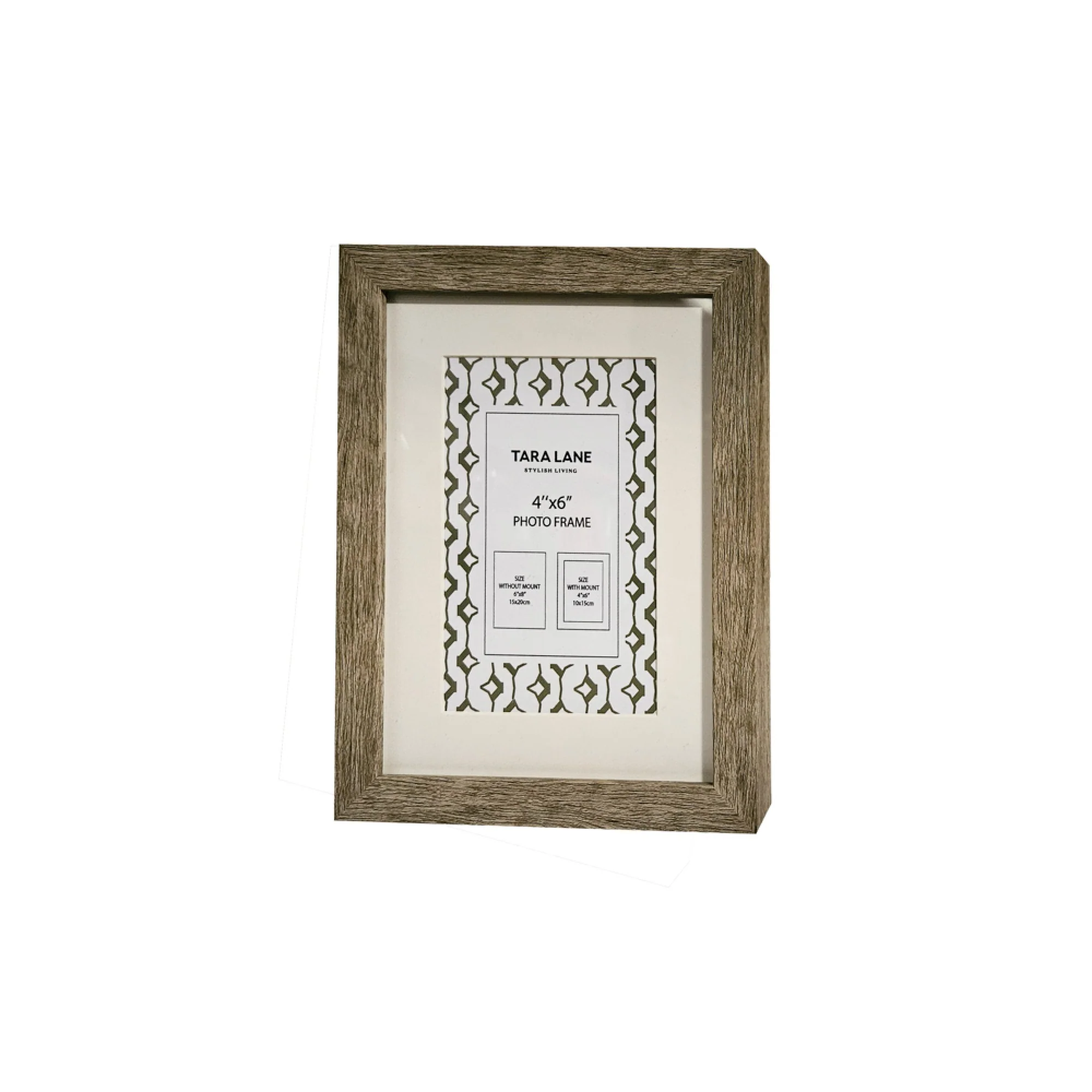 Tara Living Gallery photo frame 4 x 6 rustic oak - Image 2