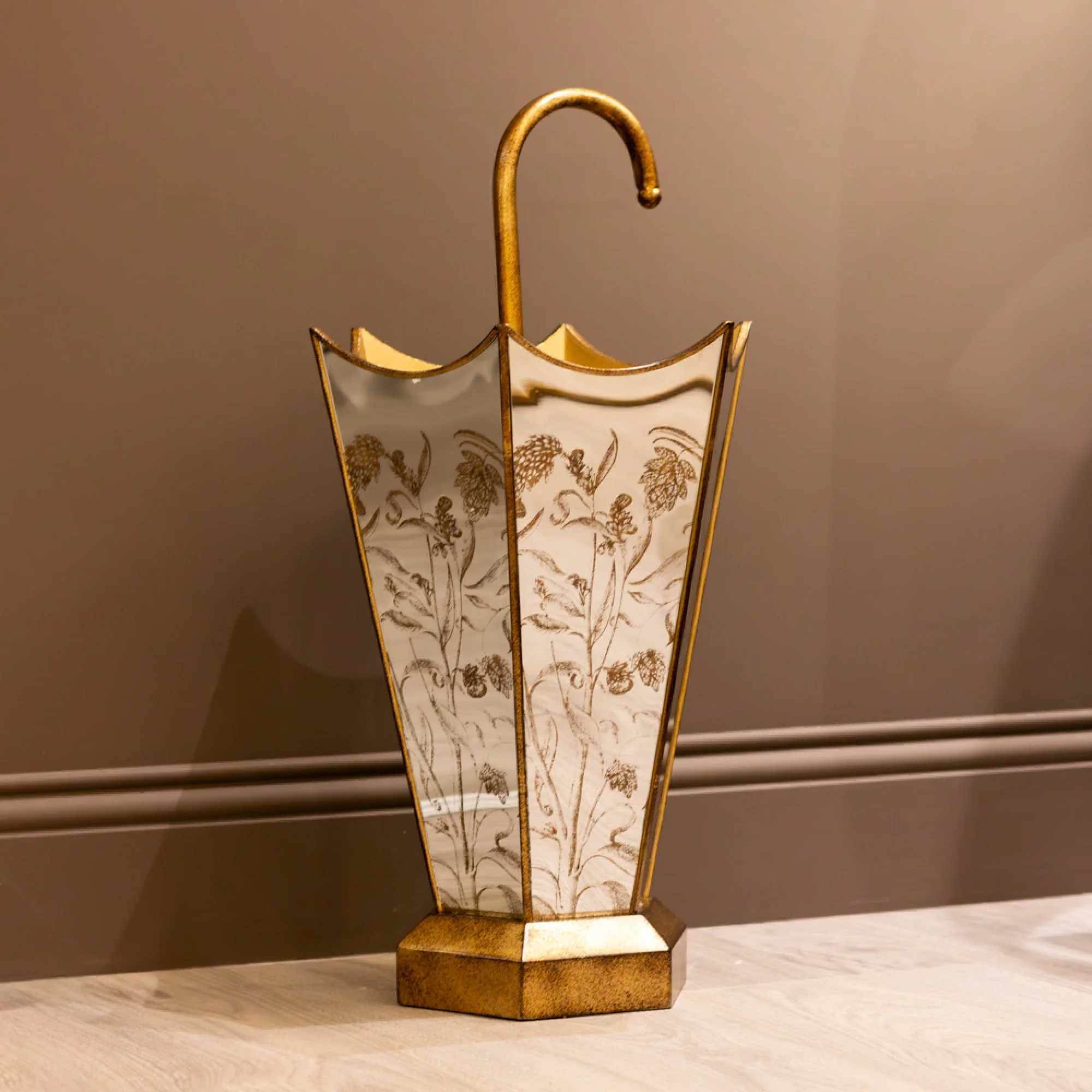 Tara Living Vela umbrella stand gold - Image 3