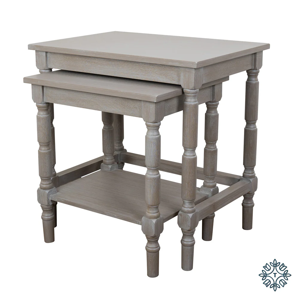 Tara MELODY Set of 2 NESTING TABLES