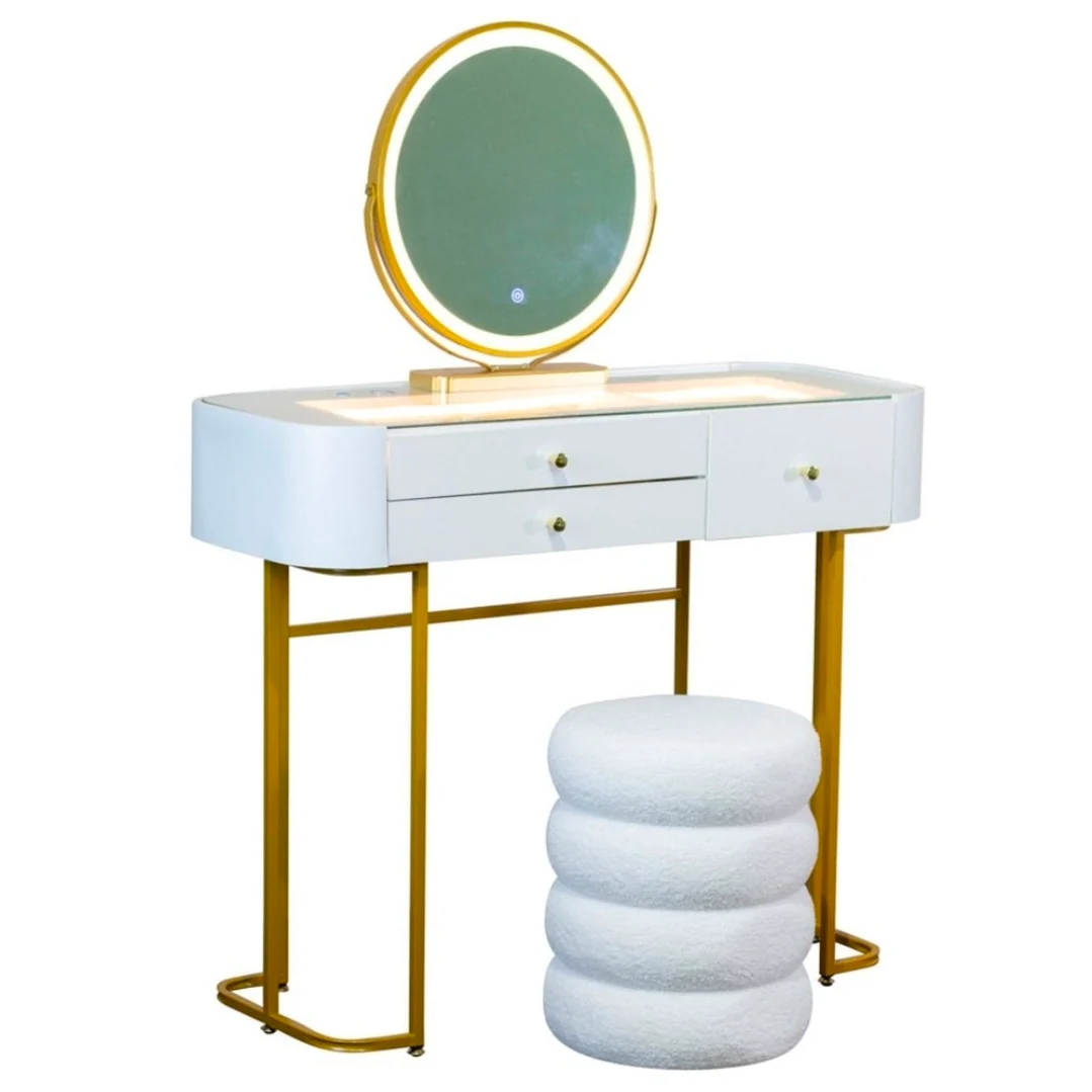 Tara Living NEW LED Nadia Plus Dressing Table And Stool Set