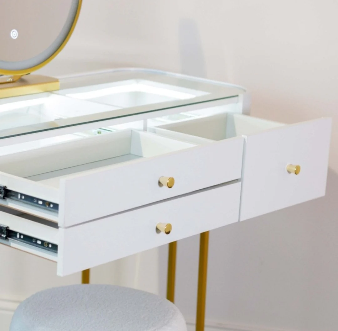 Tara Living NEW LED Nadia Plus Dressing Table And Stool Set - Image 3