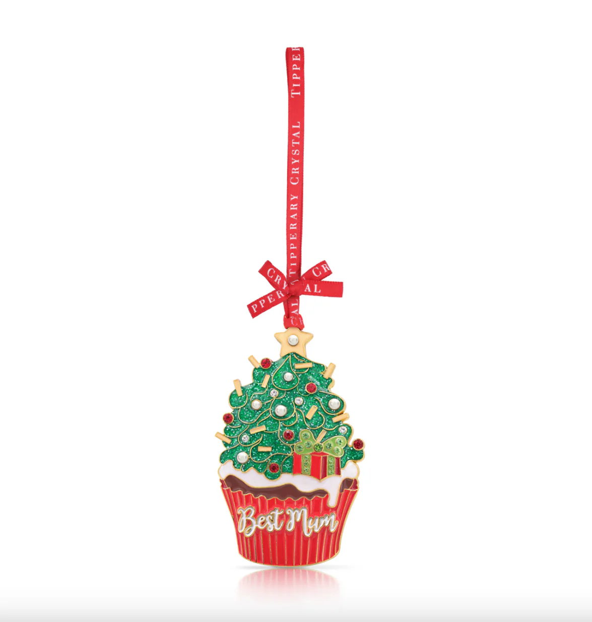 Tipperary Crystal Loved Ones Best Mum Christmas decoration