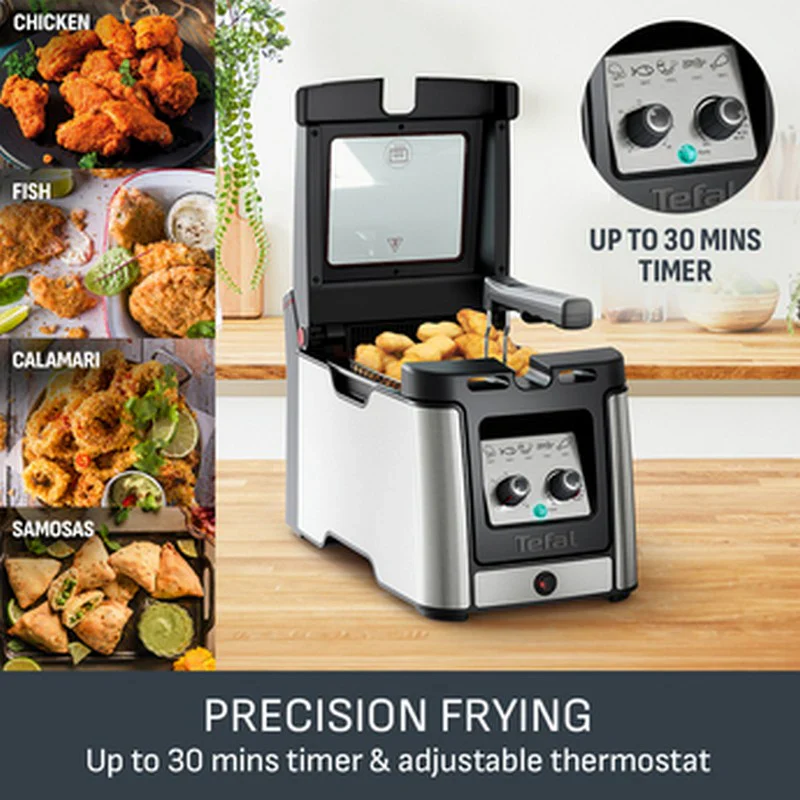 Tefal Odourless XL 3.5L Stainless Steel Fryer - Image 5