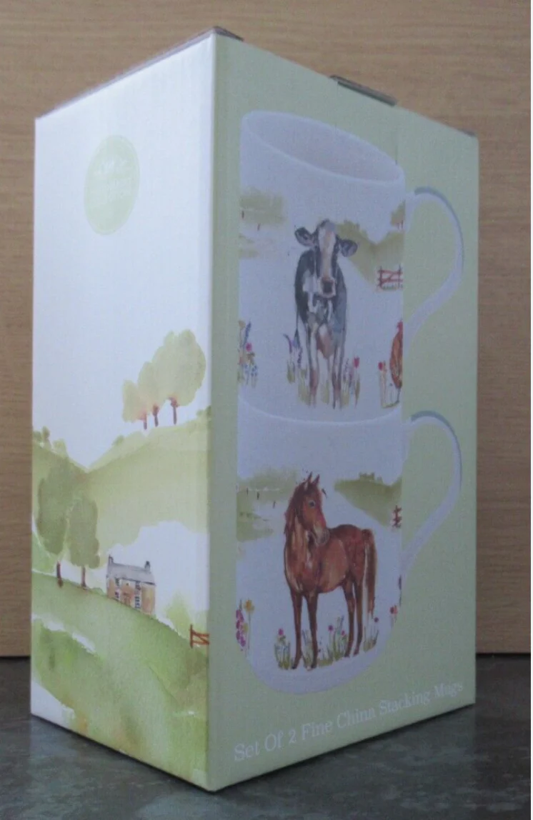The Farmyard Stacking Mug 2Pc - Image 2