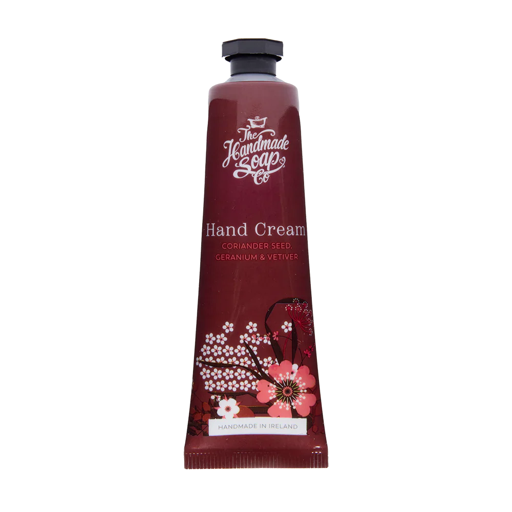 The Handmade soap company Hand Cream Tube Coriander Seed Geranium