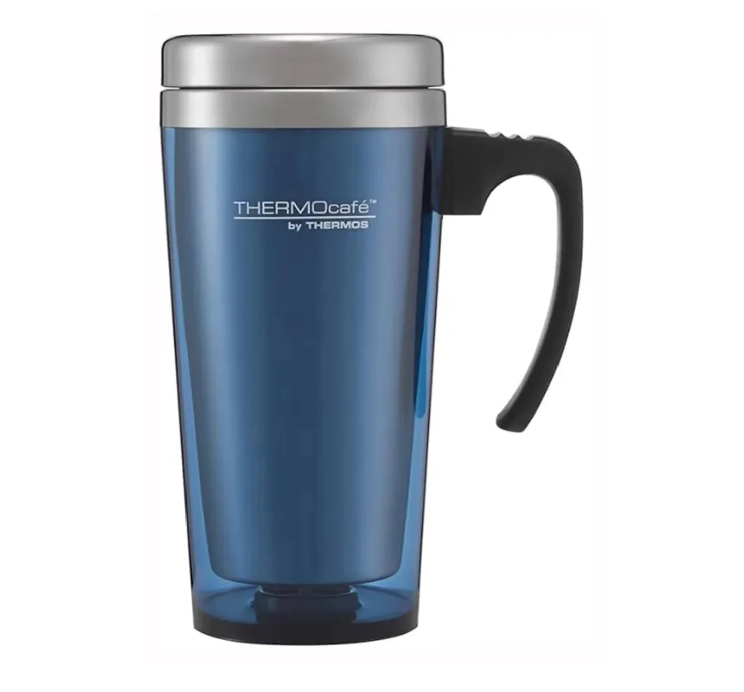 Thermos Thermo Cafe Translucent Travel Mug Blue 420ML