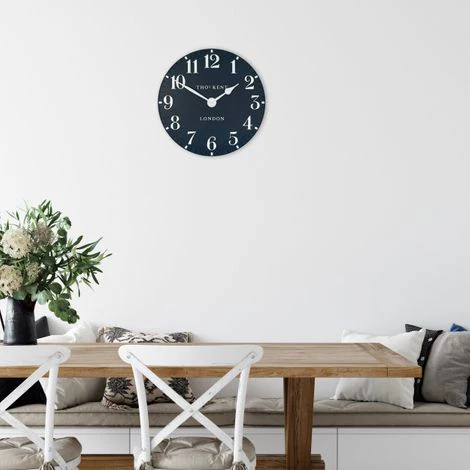 Thomas Kent 12" Arabic wall clock ink - Image 2