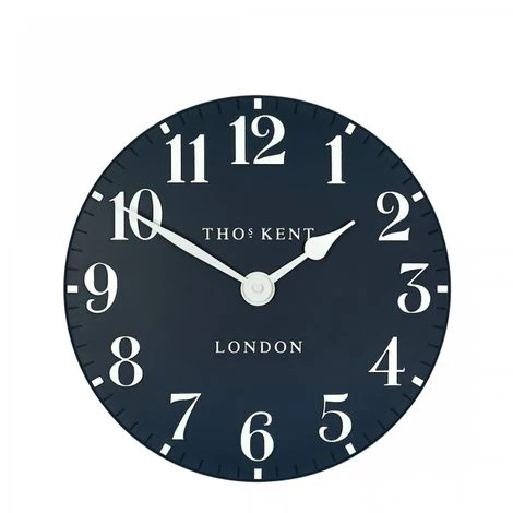 Thomas Kent 12" Arabic wall clock ink - Image 3