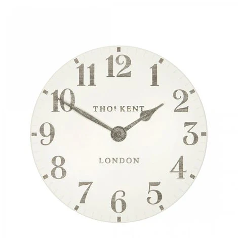 Thomas kent 12" Arabic Wall clock limestone - Image 3